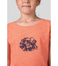 Dievčenské bavlnené tričko KAIA JR HANNAH Desert flower
