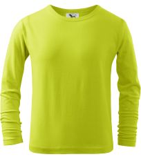 Detské tričko Long Sleeve 160 Malfini limetková