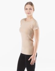 Dámske triko s krátkym rukávom 08027P GINA béžová