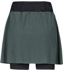 Dámska športová sukňa s kraťasmi 2v1 LIS SKIRT HANNAH dark forest