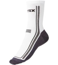 Unisex ponožky 9A029 LITEX Biela