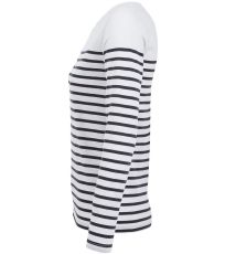 Dámske tričko s dlhým rukávom MATELOT LSL WOMEN SOĽS White / Navy