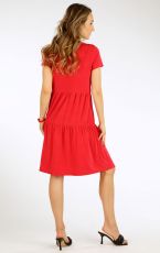 Dámske šaty s krátkym rukávom 5G025 LITEX červená