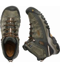 Pánska vysoká treková obuv TARGHEE III MID WP M KEEN black olive/golden brown