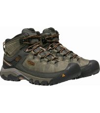 Pánska vysoká treková obuv TARGHEE III MID WP M KEEN black olive/golden brown