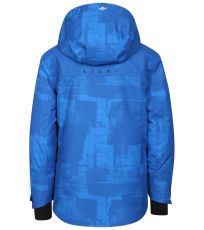 Chlapčenská lyžiarska bunda ATENI-JB KILPI Tmavomodrá