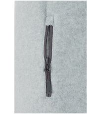 Pánska fleecová mikina H4Z17-PLM002 4F GREY MELANGE