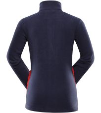 Dětská fleecová mikina SIUSO ALPINE PRO purpurový plameň