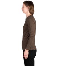 Dámske tričko z organickej bavlny CARLEIGH NORTHFINDER hnedá