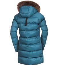 Dámska zateplená dlhá bunda s kožušinou JODY NORTHFINDER inkblue