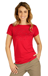 Dámske tričko s krátkym rukávom 5D220 LITEX červená