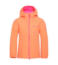 Detská softshell bunda ONNO ALPINE PRO Neón coral