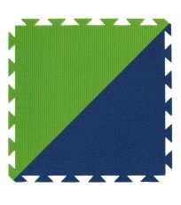 Penový koberec dvojfarebný 43x43x1cm - modrá/zelená YTSC00296 YATE