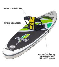 Sedačka pre paddleboard MIDI PIRÁT YATE čierna