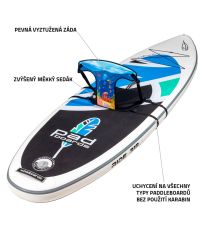 Sedačka pre paddleboard MIDI MOŘSKÝ SVĚT YATE čierna