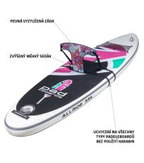 Sedačka pre paddleboard MIDI KVĚT YATE čierna