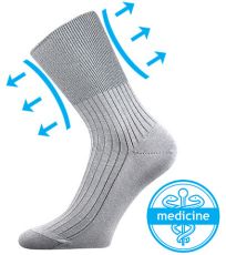 Unisex zdravotné ponožky - 1 pár Zdrav Boma svetlo šedá