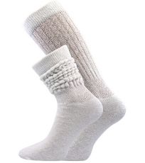 Dámske fitness ponožky Aerobic Boma biela