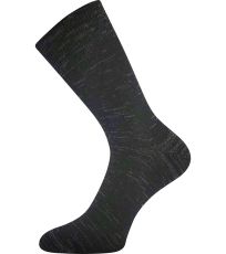 Unisex merino ponožky - 5 párov KlimaX Lonka čierna melé