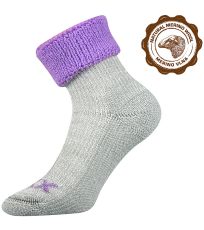 Dámske froté ponožky Quanta VoXX® fialová