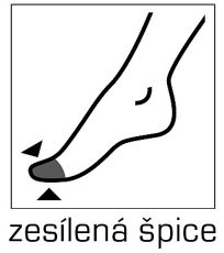 Silónové podkolienky - 6 x 2 páry LADY 17 DEN Lady B opal