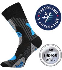 Unisex froté ponožky Vision VoXX® čierna - modrá 