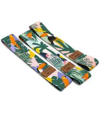 Súprava 3 posilňovacích bavlnených gúm + obal HOME JUNGLE Spokey
