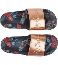 Dámske šľapky CLEO COQUI Zig zag/Gold