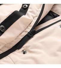 Dámsky zimný kabát s PTX membránou WUSSA ALPINE PRO béžová