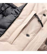 Dámsky zimný kabát s PTX membránou WUSSA ALPINE PRO béžová