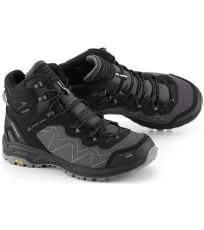 Unisex outdoorová kožená obuv CERNE 2 ALPINE PRO čierna