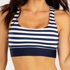 Plavkový športový top bez výstuže 6F295 LITEX