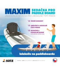 Sedačka pre paddleboard Maxim YATE čierna