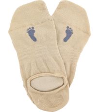 Nízke športové ponožky - 3 páry Barefoot sneaker VoXX® béžová