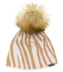 Zimná čiapka STRIPES RELAX biela