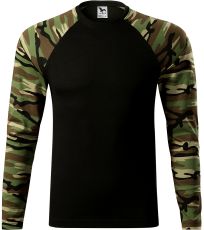 Triko unisex Camouflage LS Malfini camouflage brown