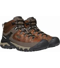 Pánska trekova obuv TARGHEE III MID WP M KEEN chestnut/mulch