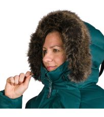 Dámska zateplená dlhá bunda s kožušinou JODY NORTHFINDER inkblue