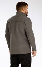 Pánska fleece mikina 7F256 LITEX tmavo šedá