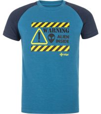 Chlapecké bavlnené tričko SALO-JB KILPI Modrá
