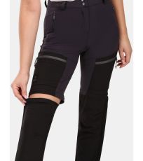 Dámske outdoorové nohavice 2v1 - väčšej veľkosti HOSIO-W KILPI Čierna