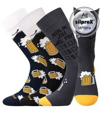 Pánske trendy ponožky - 3 páry PiVoXX VoXX®