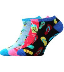 Dámske vzorované ponožky - 3 páry Piki 64 Boma