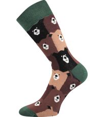 Unisex trendy ponožky Twidor Lonka medvede