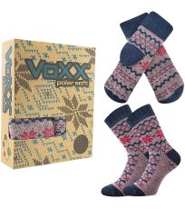 Dámske ponožky a palčiaky Trondelag set Voxx staroružová