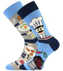 Unisex trendy ponožky Doble Sólo Lonka vzor 17 - kuchár