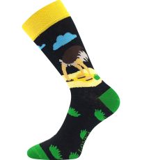 Unisex trendy ponožky Woodoo Sólo Lonka
